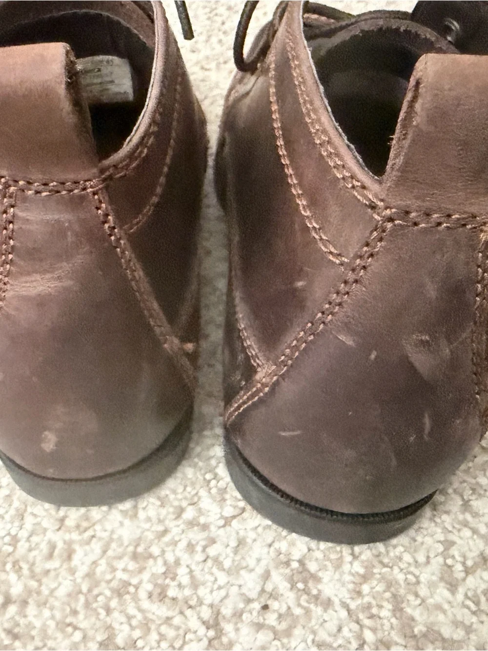 Eastland Brown Leather camp Chukka Moc Toe Lace-Up Boots